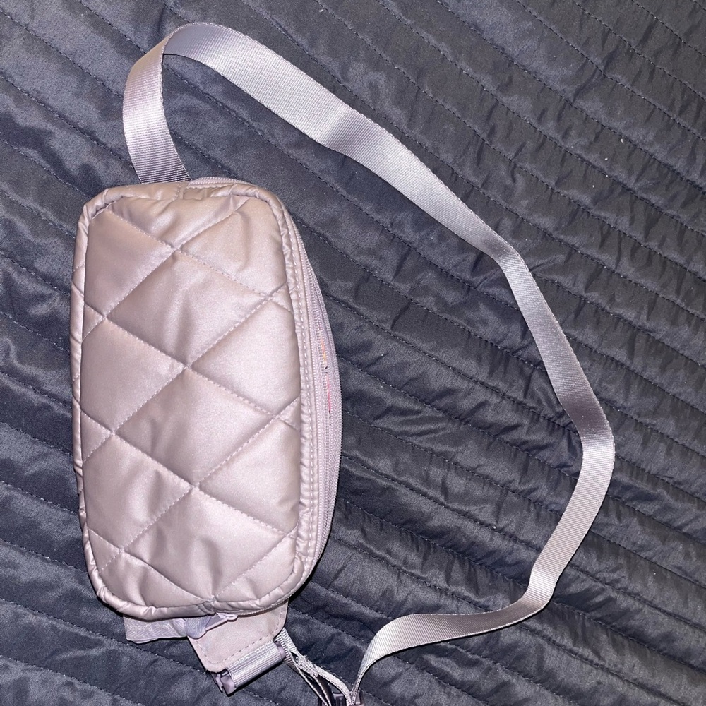 Vera Bradley Quilted Gray Crossbody Bag